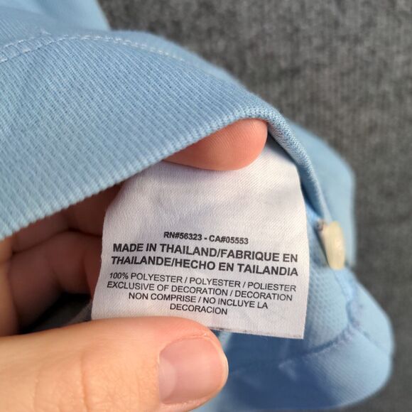 Nike Dri-Fit Men's Xfinity Golf Polo Shirt Blue 2XL Short Sleeve Polyester - Picture 11 of 14